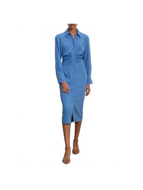 NWT Veronica Beard Loxely Shirtdress blue Cost Sz 8
